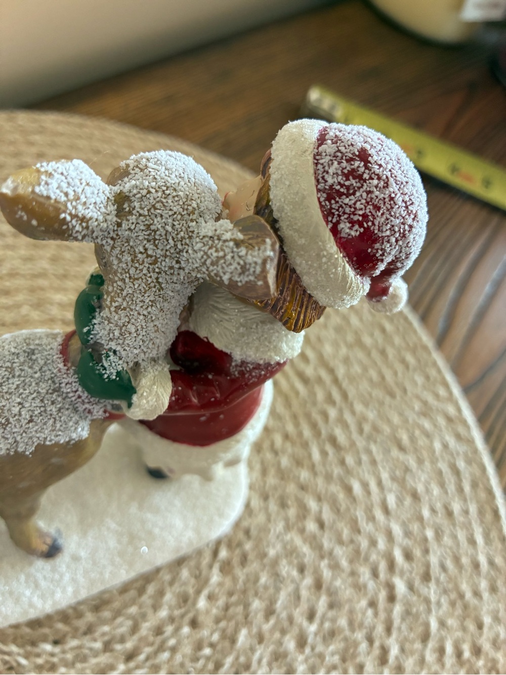 Hobby Lobby Girl Hugging/Kissing Deer Holiday Figurine - Picture 8 of 13